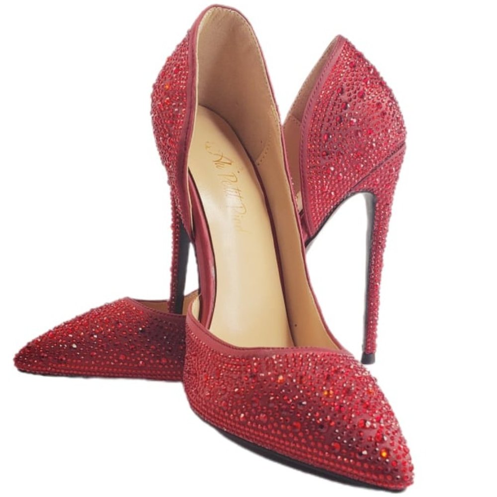Rhinestone heels
